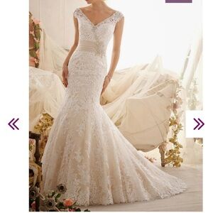 Mori Lee by Madeline Garden wedding dress